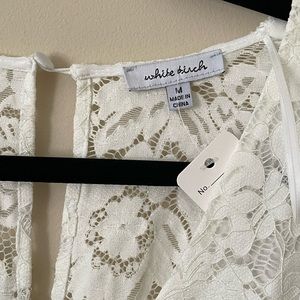 Beautiful white lace dress